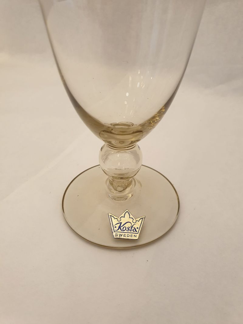 Honey coloured sherry glass - 2