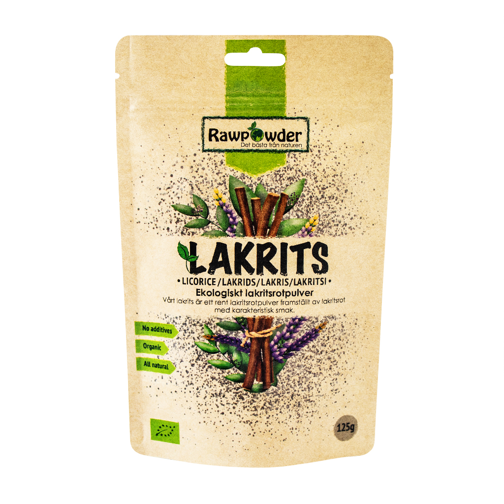  [Rawpowder] Lakritsrot Pulver 125g Rawpowder