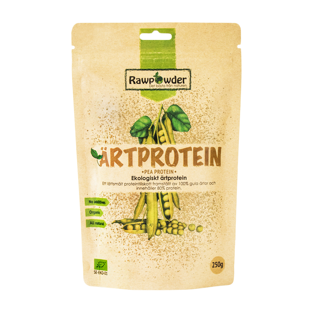  [Rawpowder] Ärtprotein, Isolat 250g Rawpowder