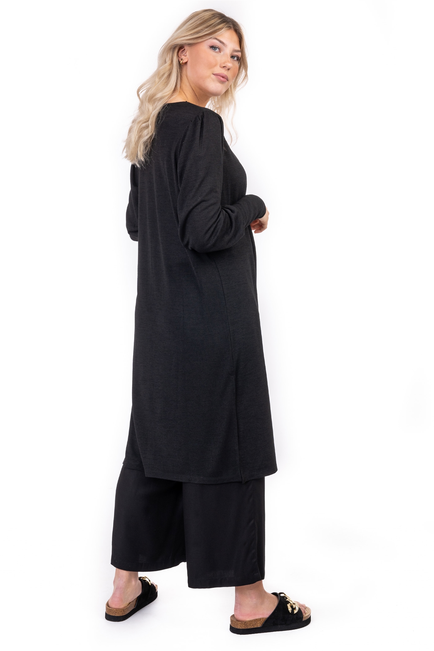 MEGAN CARDIGAN BLACK - 2