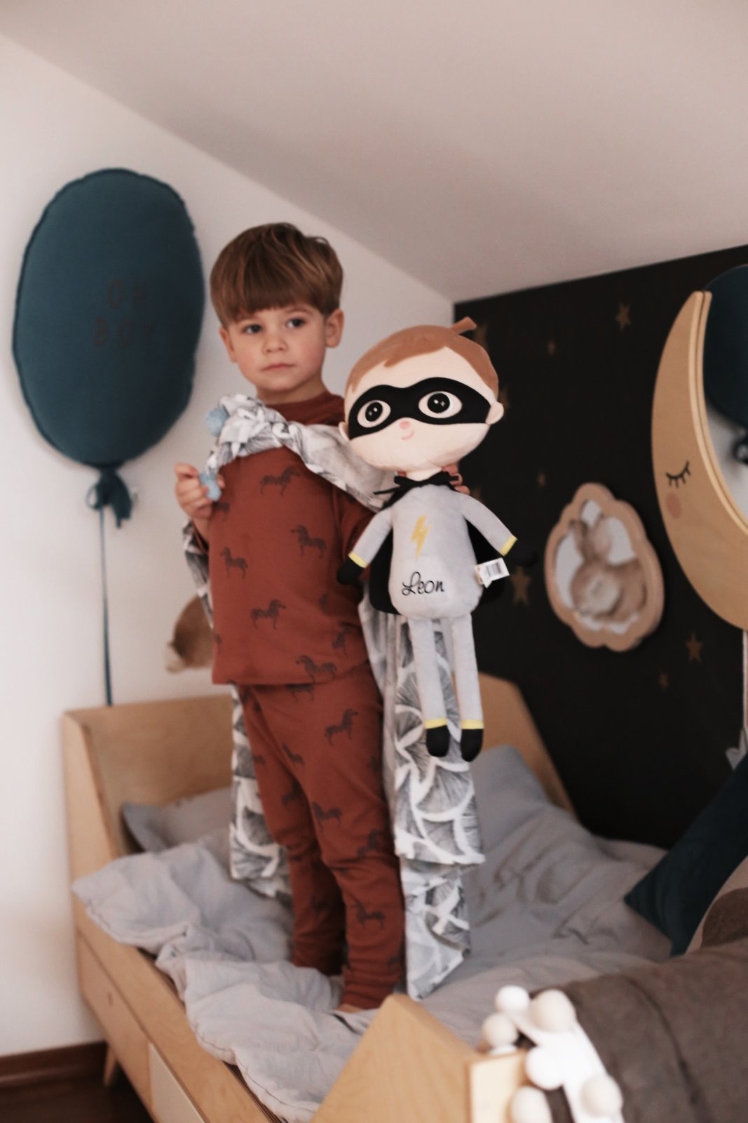 Super boy- ukke med et navn til en dreng. 50 cm Metoo - 8