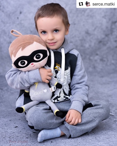 Super boy- ukke med et navn til en dreng. 50 cm Metoo - 14