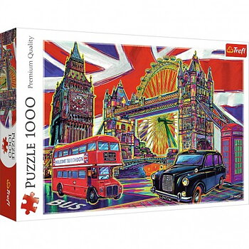 Trefl Pussel Colours Of London, 1000 Bitar