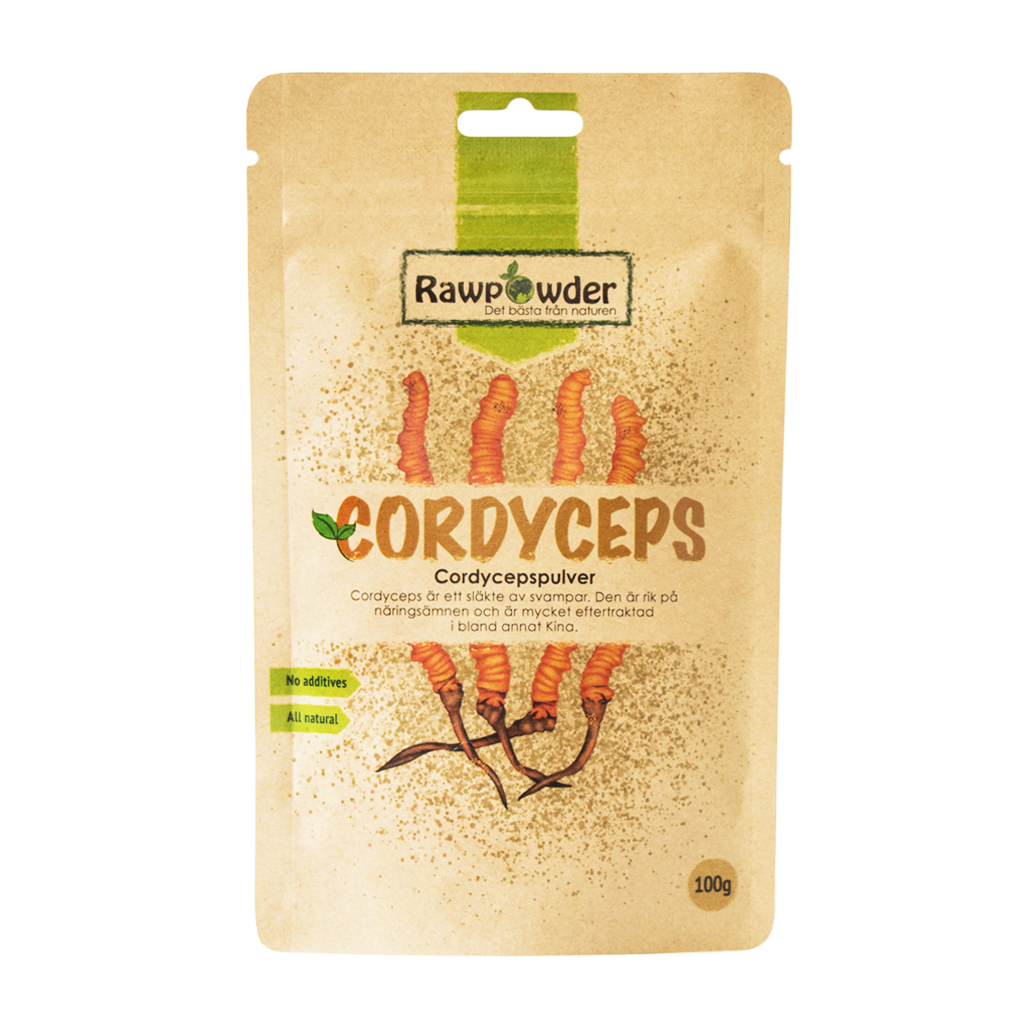  [Rawpowder] Cordyceps pulver 100g Rawpowder