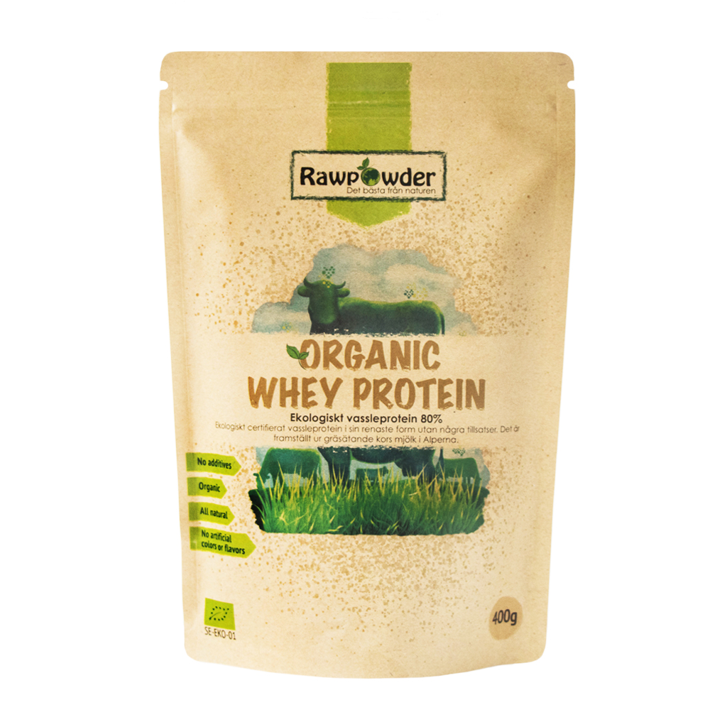 Organic Whey Protein 80% 400g Rawpowder