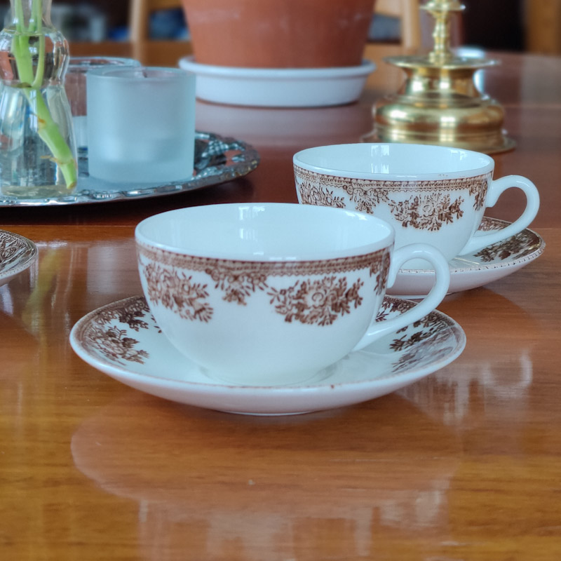  Brun Fasan kaffekopp från  Gustavsberg 