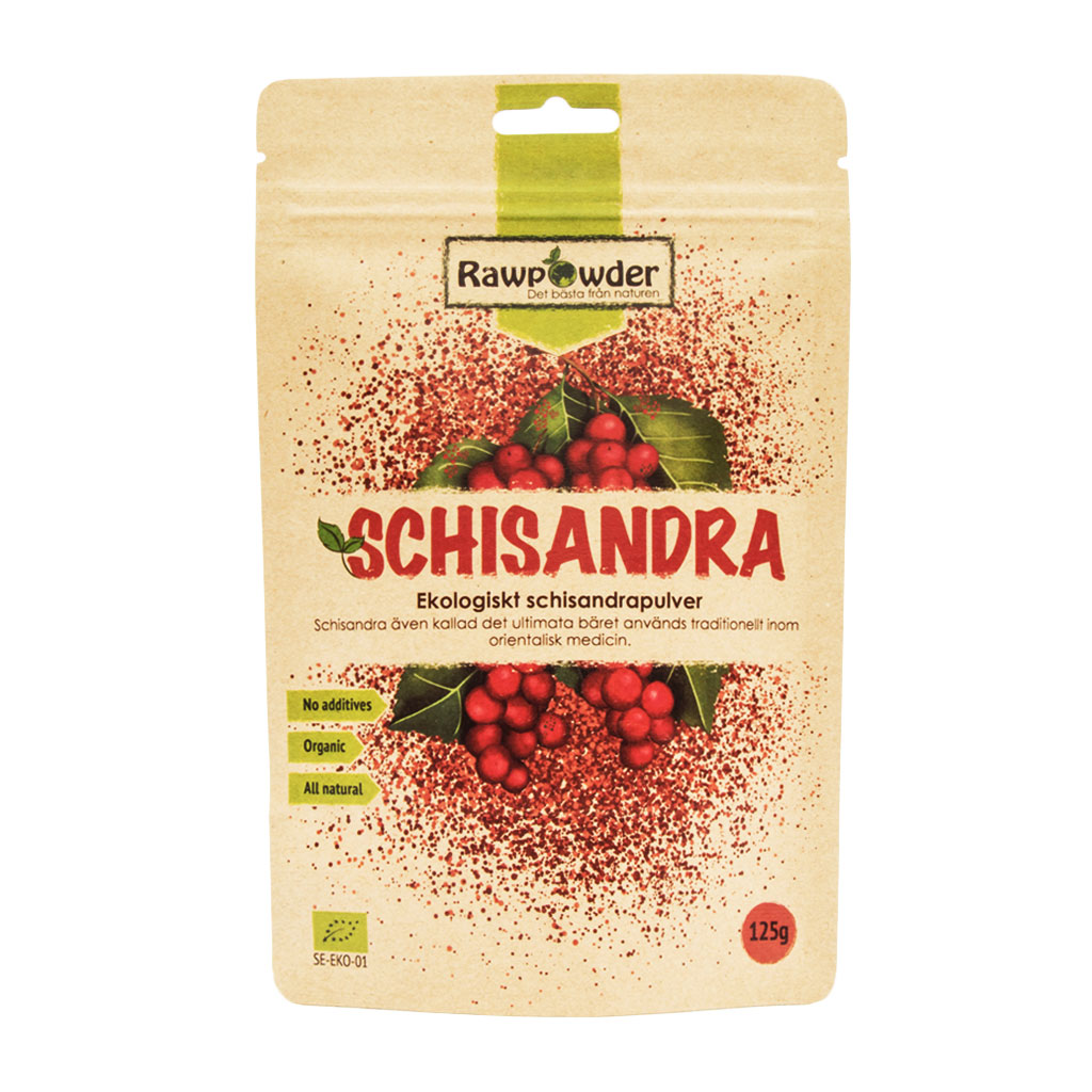 Schisandra pulver 125g Rawpowder