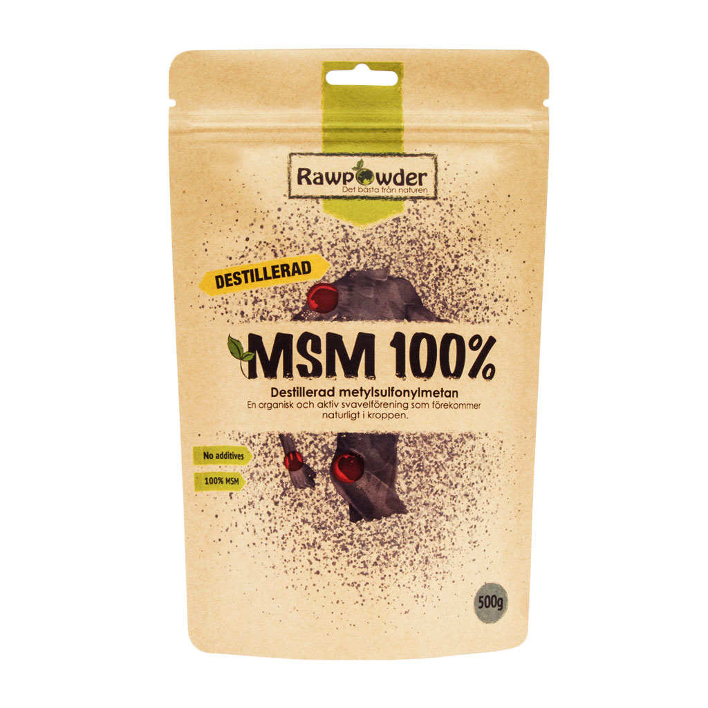  [Rawpowder] MSM destillerad 500g Rawpowder