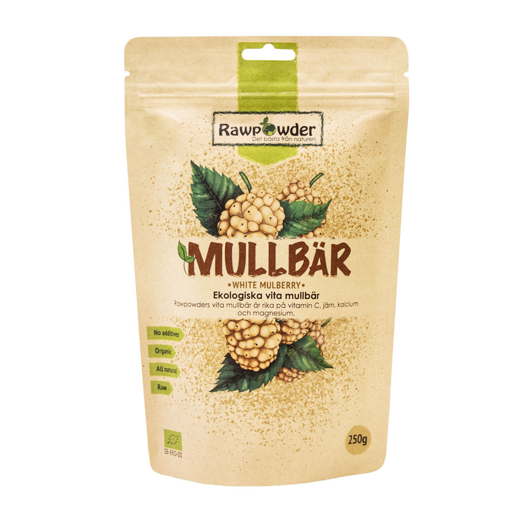  [Rawpowder] Mullbär vita 250g Rawpowder