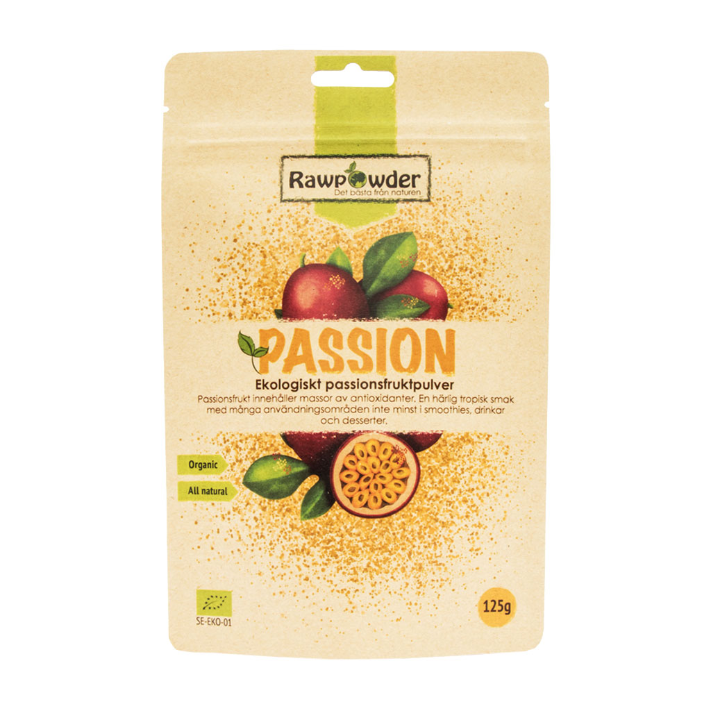 Passionsfruktpulver frystorkat 125g Rawpowder