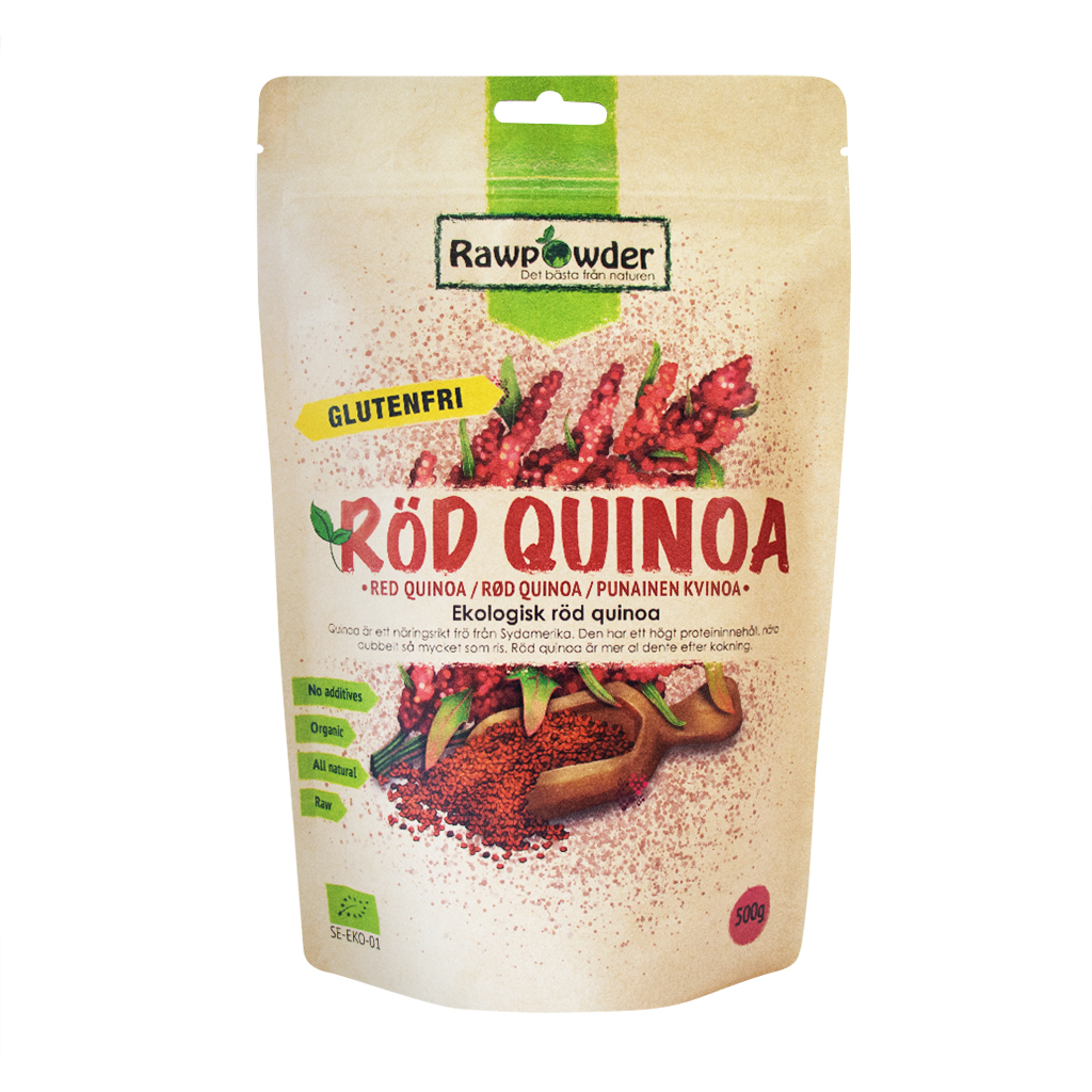 Quinoa Röd 500g Rawpowder