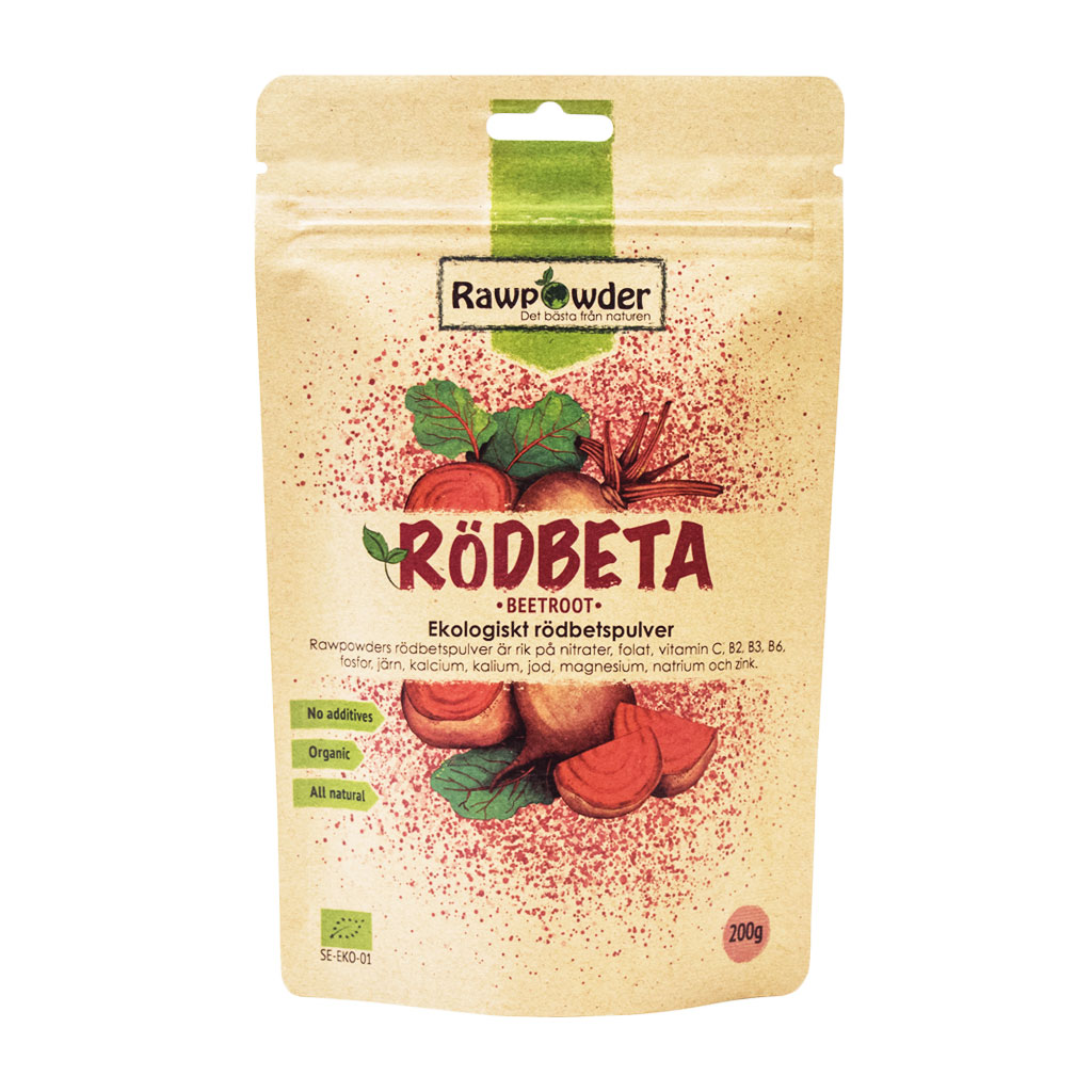 Rödbetspulver 200g Rawpowder