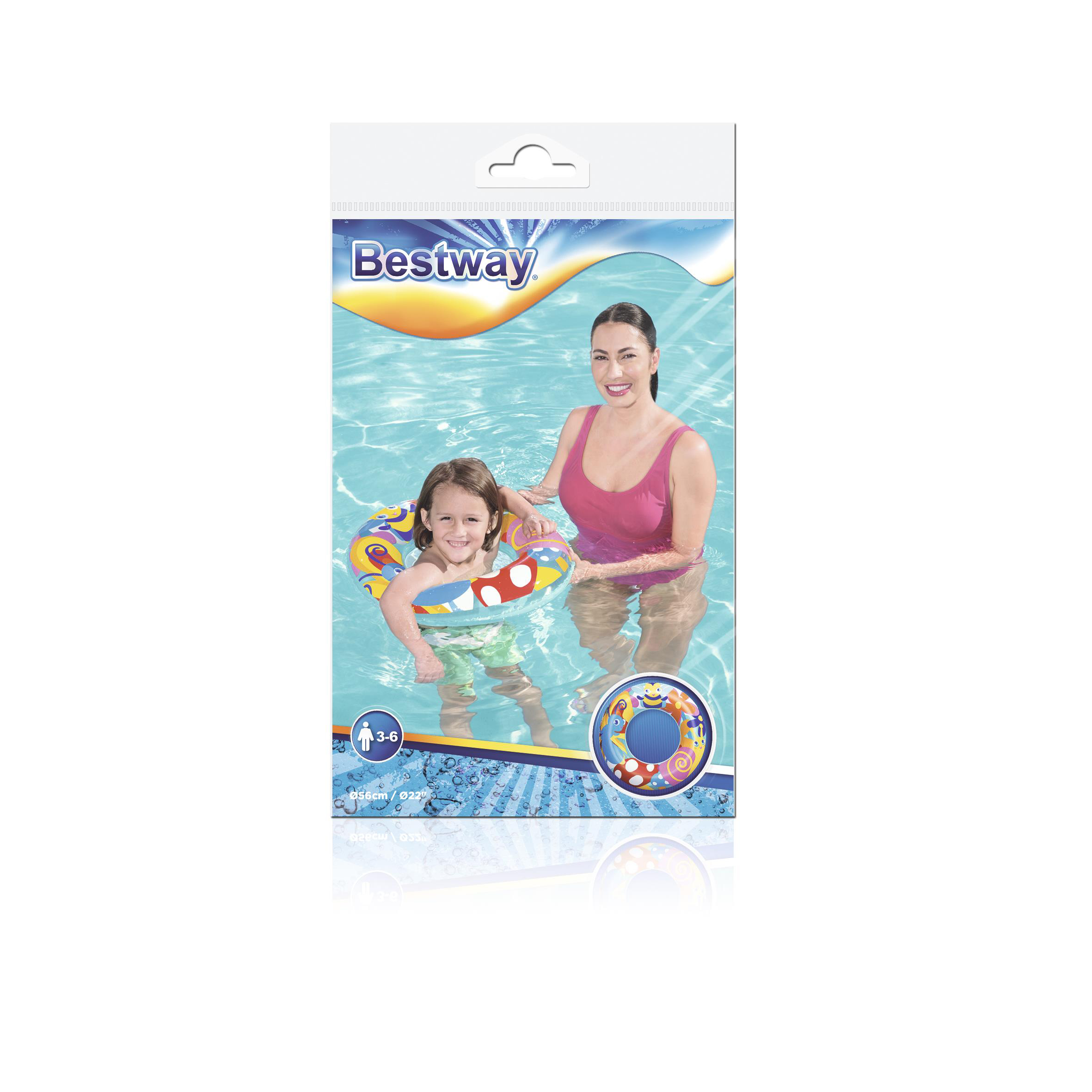 Bestway Designer Swimming Ring New Design 56 cm - 3