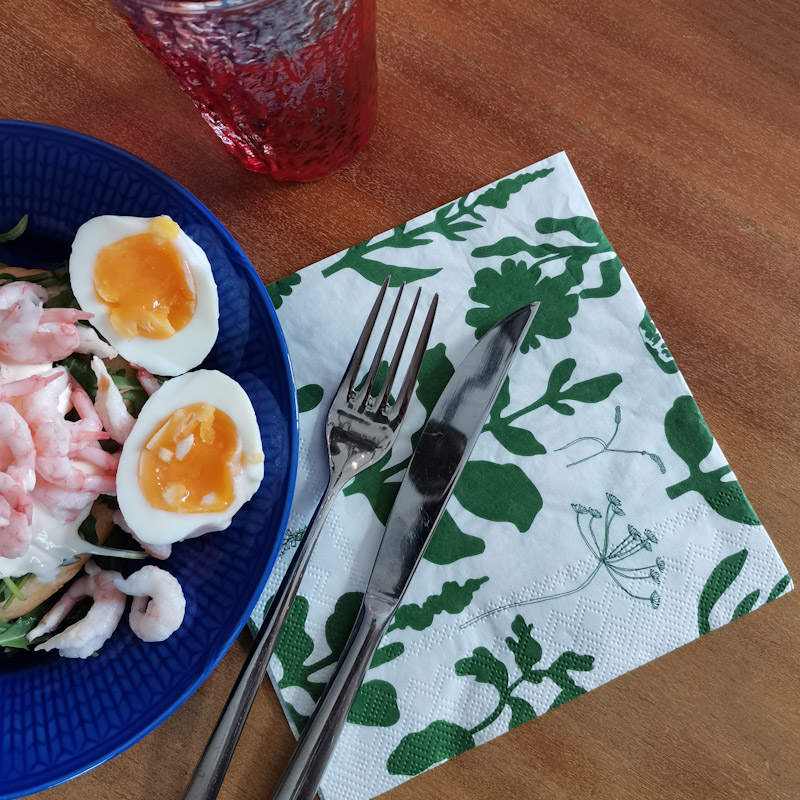  Elokuun Vorjot Green servett från Marimekko