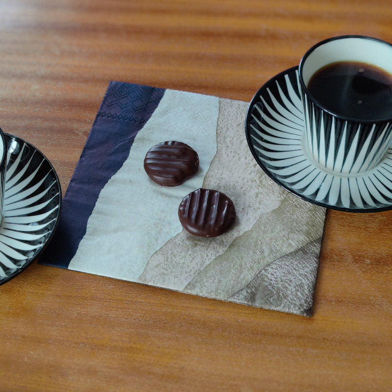  Joiku Cream Blue servett från Marimekko