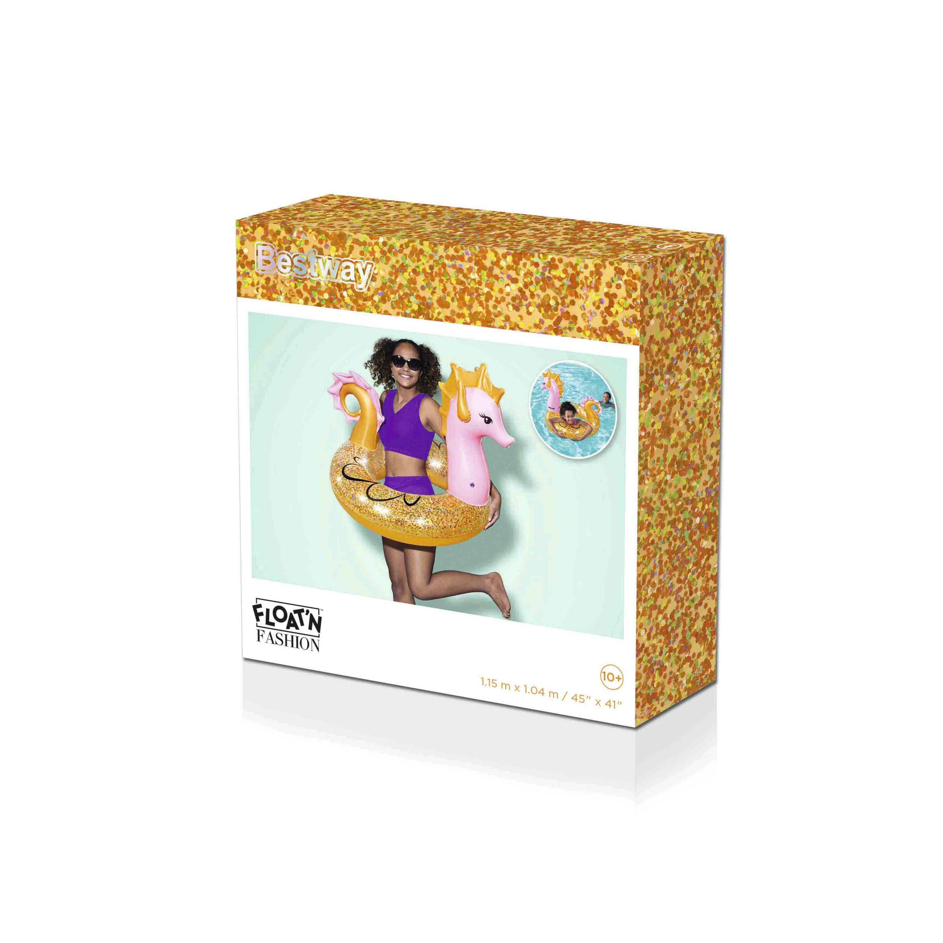 Bestway Glitter Sjöhäst Simring 115 x 104 cm - 3