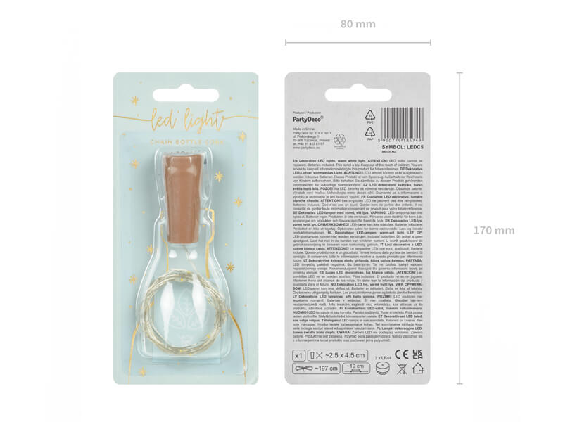 Ljusslinga kork | 20 LED  -3
