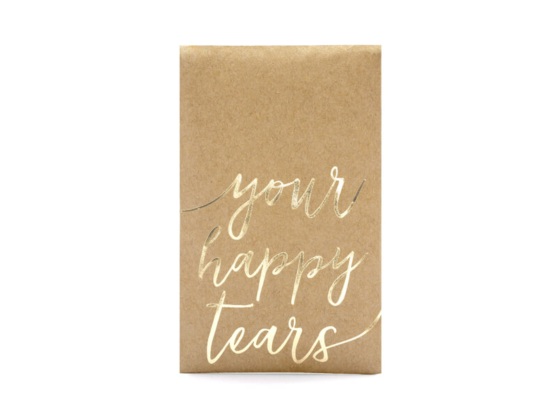 Bröllopsnäsduk | 10-pack | "Your happy tears"
