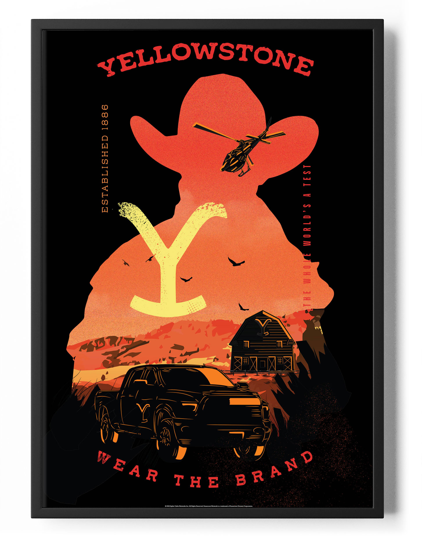 Yellowstone - Wear The Brand Poster - JustPosters