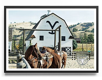 Yellowstone - Ranch Oil Painting Poster