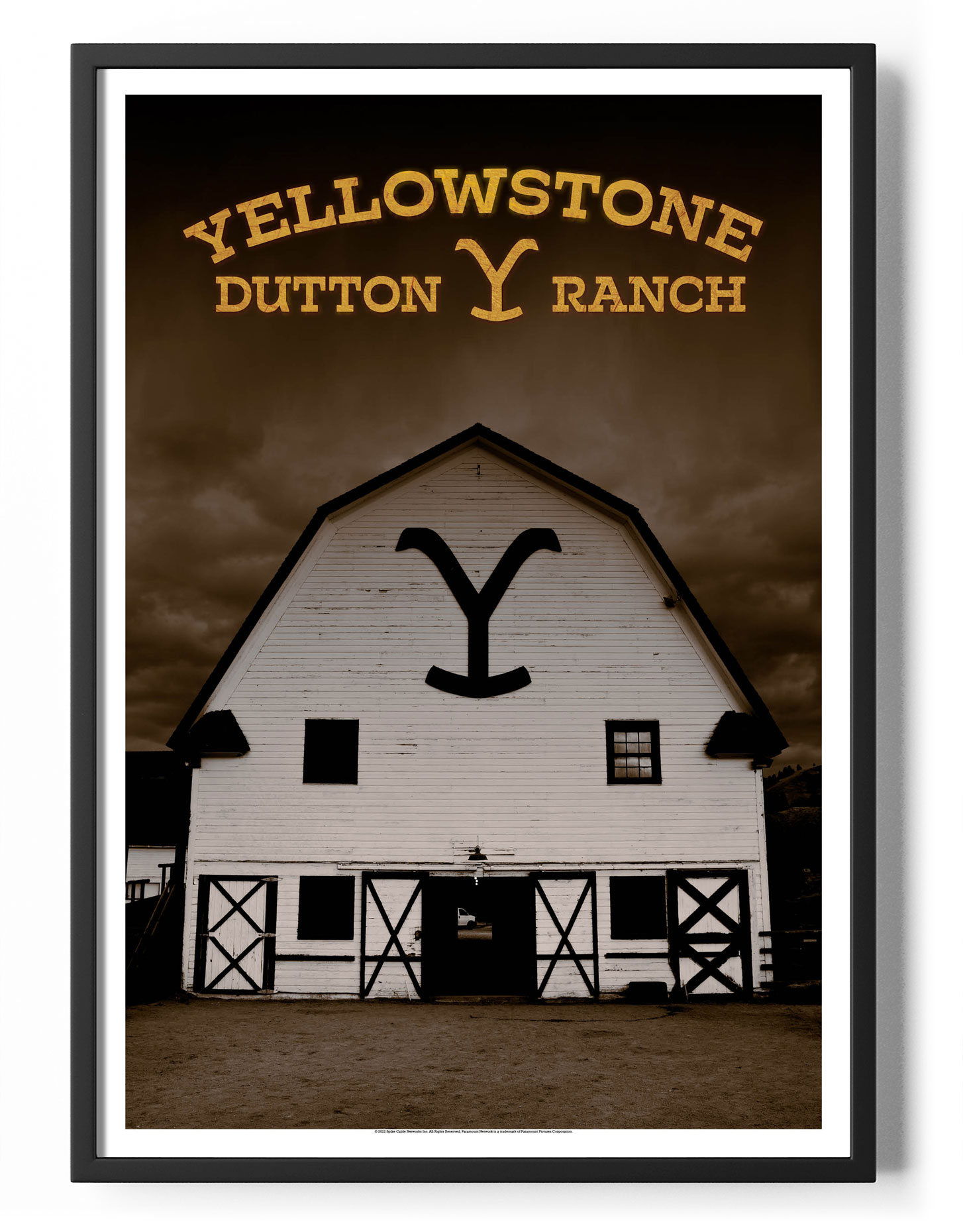 Yellowstone - Dutton Ranch Barn Poster - JustPosters | Norway