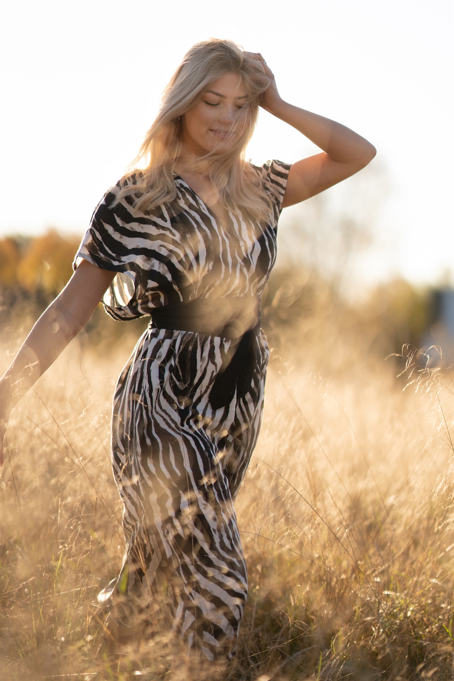LEIA KAFTAN DRESS COFFE/CHOCOLATE/SAND - 4