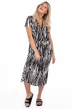 LEIA KAFTAN DRESS COFFE/CHOCOLATE/SAND