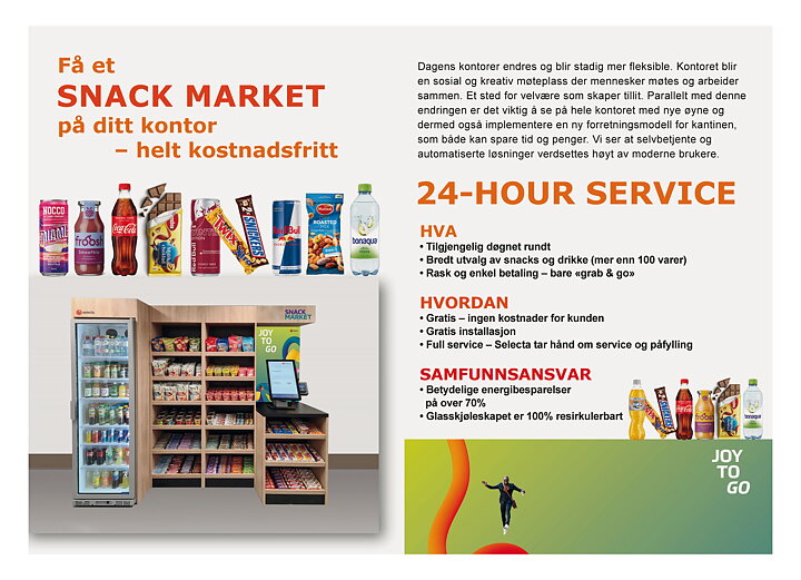 Snack Market 4 sid folder Norska