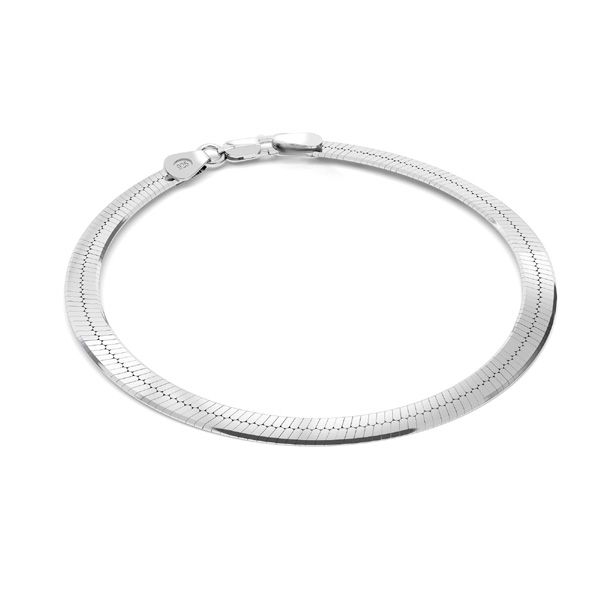 IAMLUND Ribbon armband silver