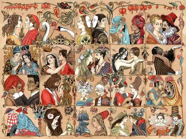 Love Through the Ages 1500 Bitar Ravensburger 