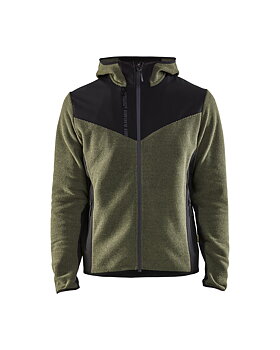 Stickad jacka softshell 5940 - 7 färger