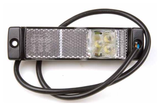 Positionslykta Vit LED Hella