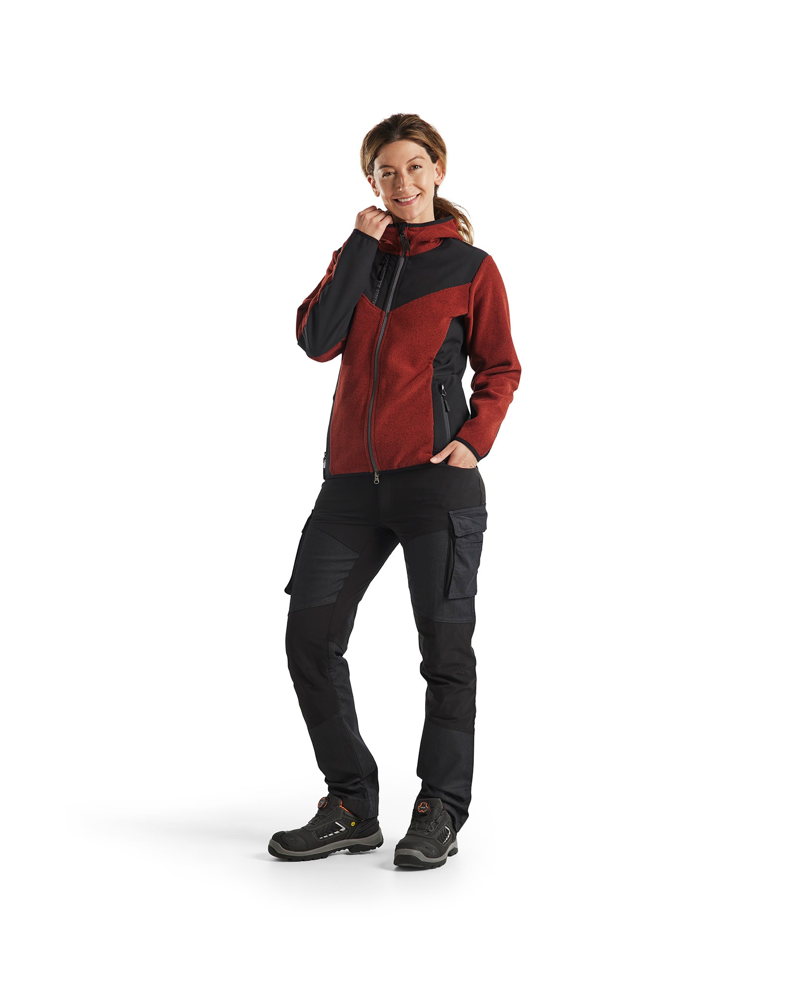 Stickad jacka softshell 5941 DAM - 4 färger  - 8