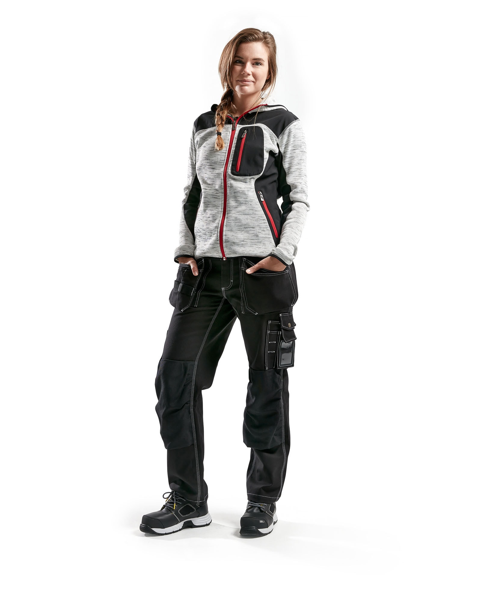 Stickad jacka 4931 DAM - 3 färger - 7