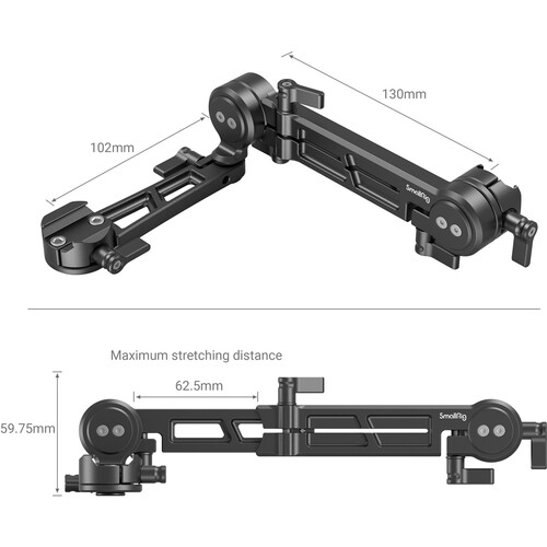 SmallRig Adjustable EVF Mount with NATO Clamp MD3507 - 3