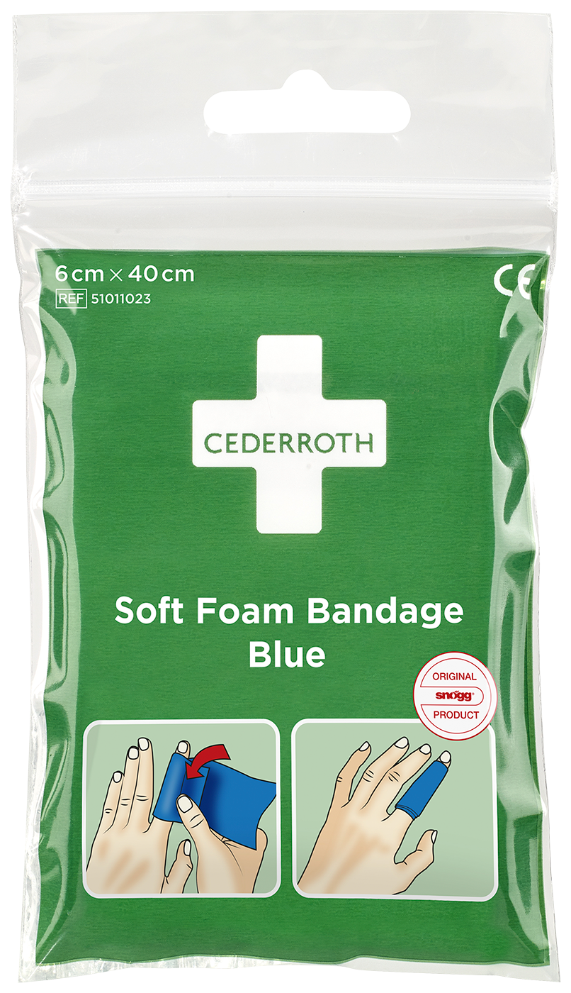 Förband Soft Foam Bandage 6 cm x 40 cm, Cederroth