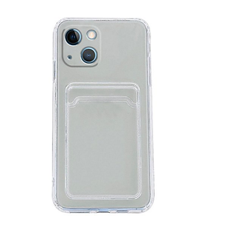 iPhone 13 Skal - Transparent Korthållare