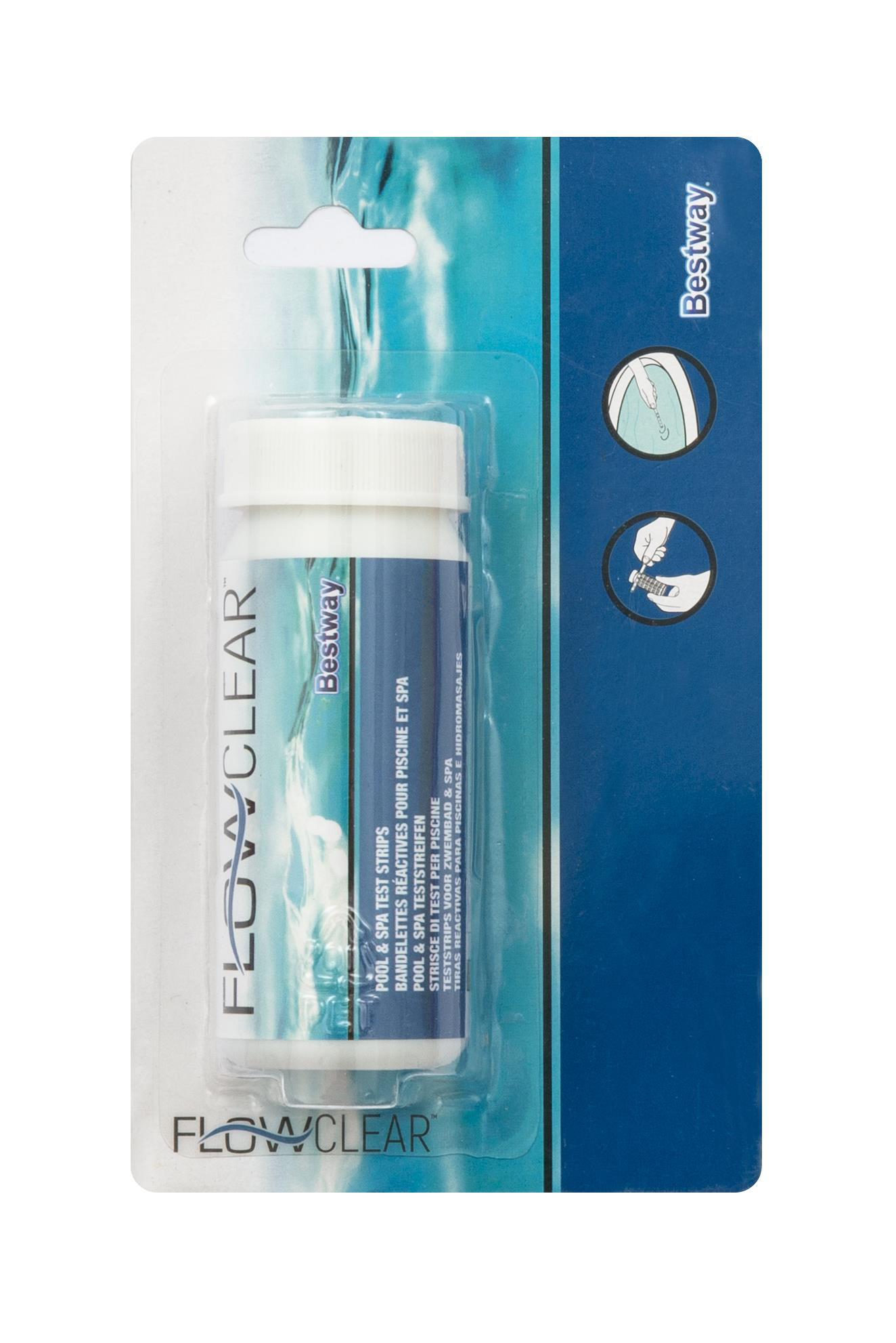 Bestway Flowclear Test strips PH and Chlorine (old date) - 3