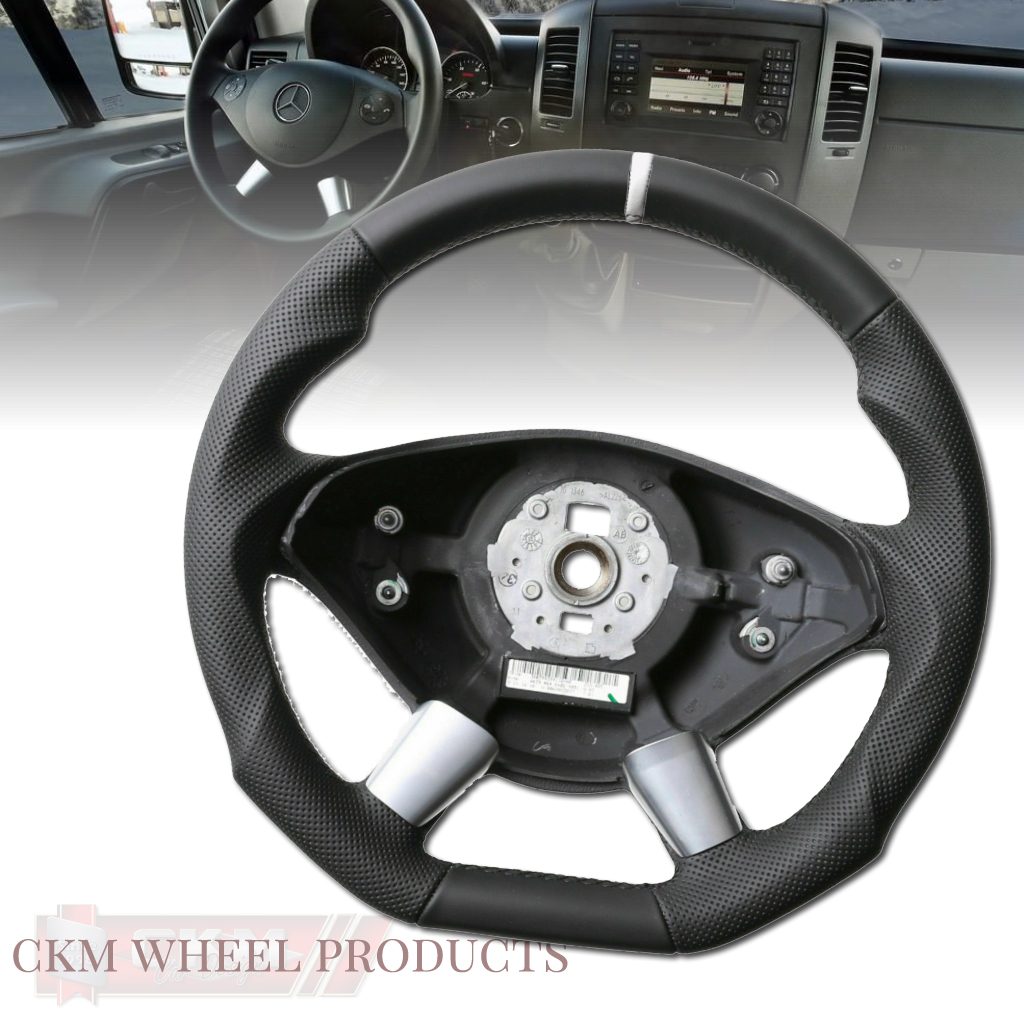 1. steering wheel sport FLAT BOTTOM mb original handmade 1pcs