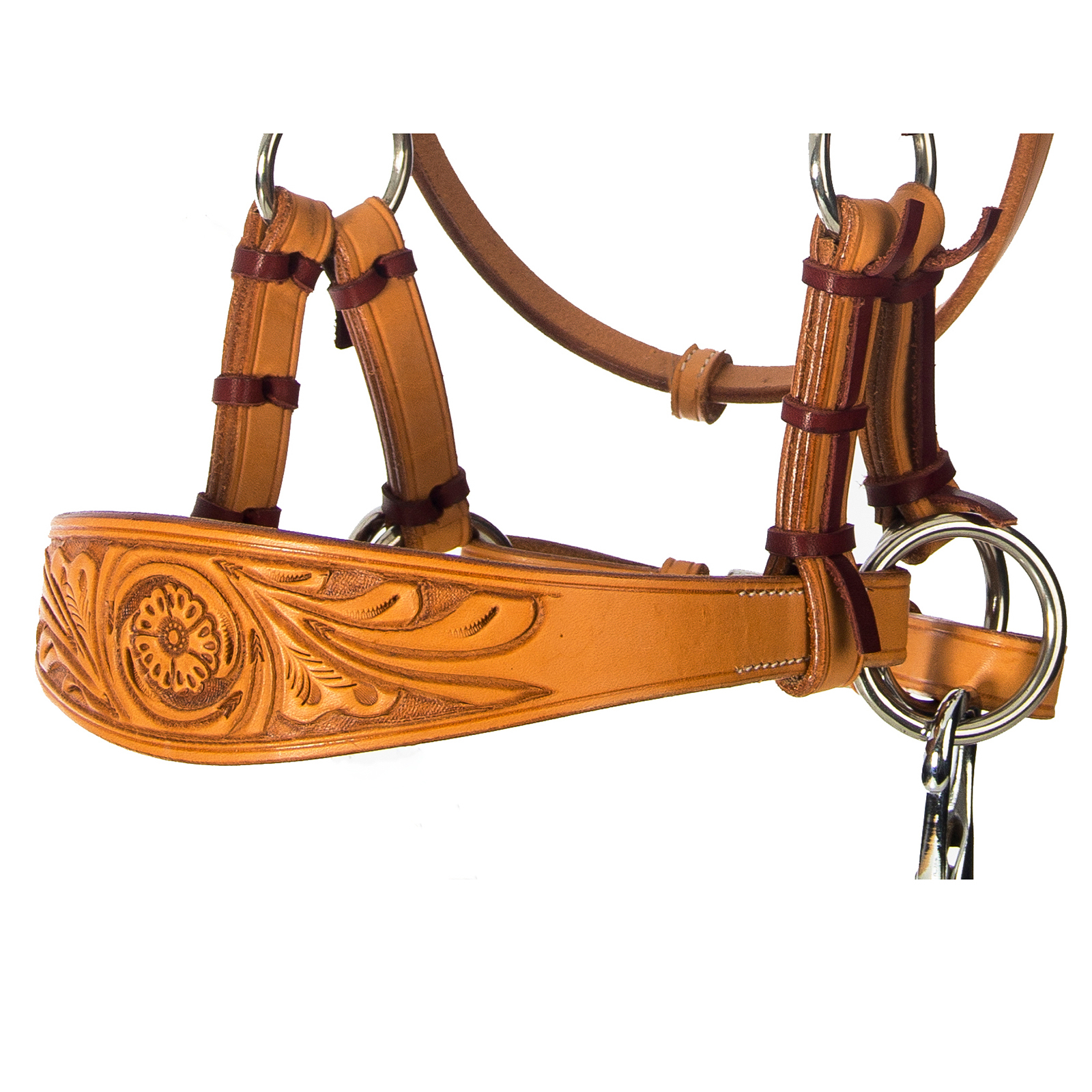 Sidepull with reins - F.R.A® 'Diego', natural - 4