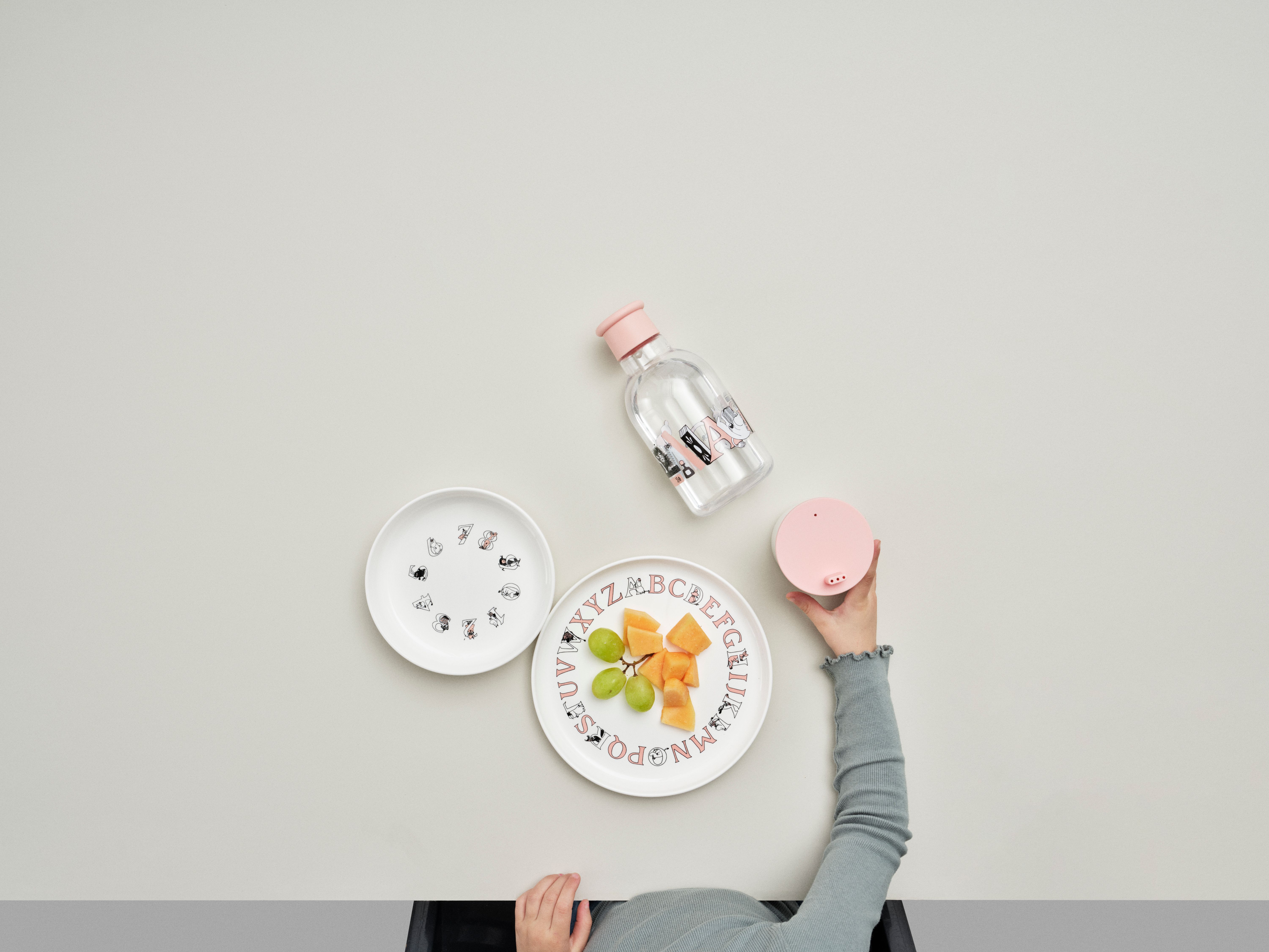 Moomin ABC Deep Plate Ø 15 cm - Pink - 2