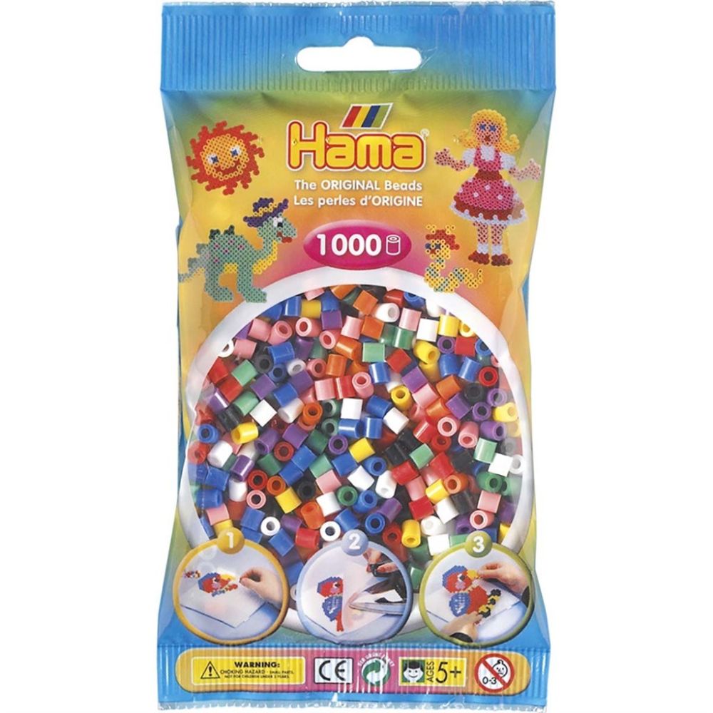 Hama Pärlor Midi Mix 00, 1000 st
