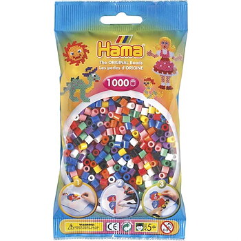 Hama Pärlor Midi Mix 00, 1000 st