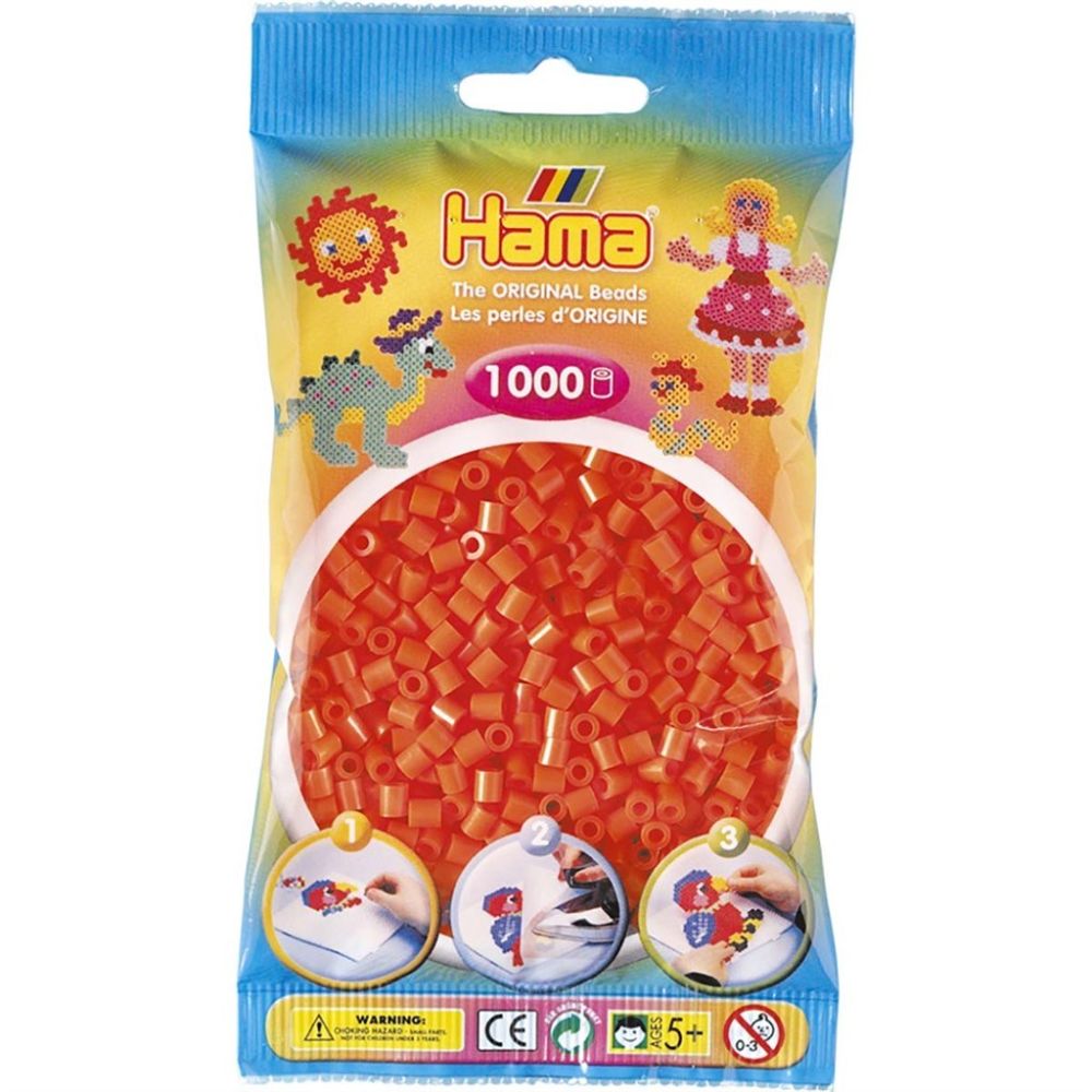 Hama Pärlor Midi 1000 st, Orange