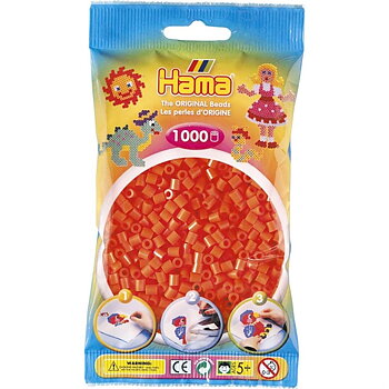 Hama Pärlor Midi 1000 st, Orange