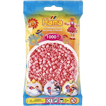 Hama Pärlor Midi 1000 st, Rosa