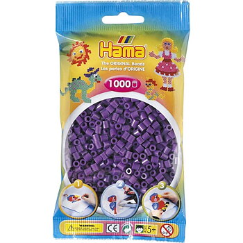Hama Pärlor Midi 1000 st, Lila