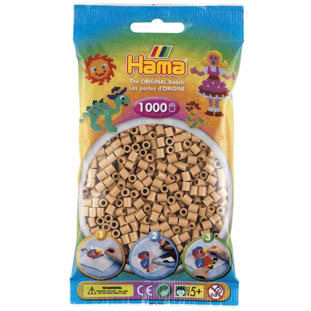 Hama Pärlor Midi 1000 st, Ljus Nougat