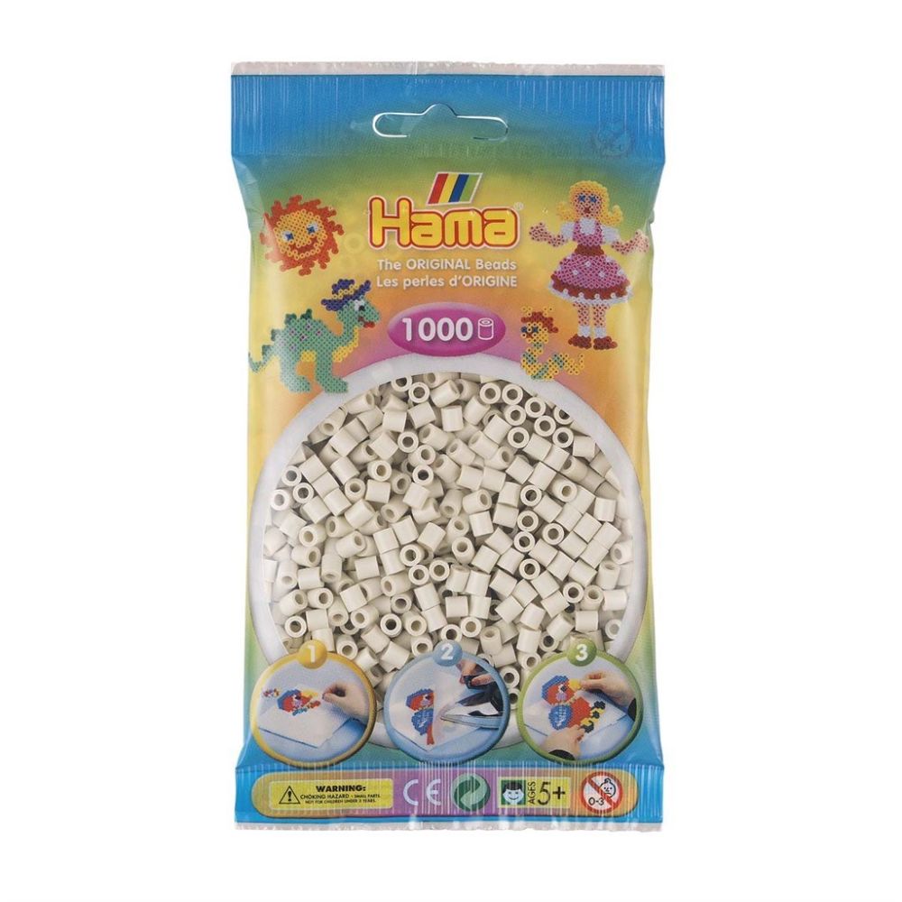 Hama Pärlor Midi 1000 st, Molnvit