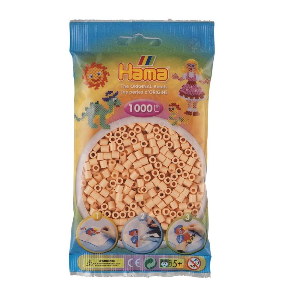 Hama Pärlor Midi 1000 st, Ljus Hudfärg